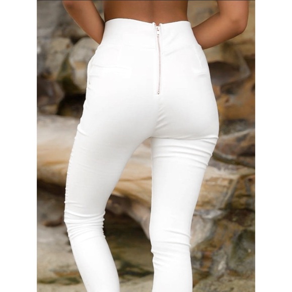 back zipper pants 